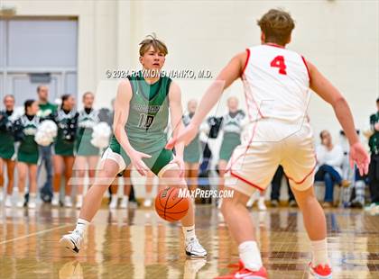 Thumbnail 3 in New Palestine vs. Pendleton Heights (IHSAA 4A Section 9 Semifinal) photogallery.