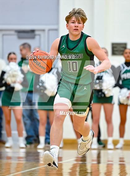 Thumbnail 3 in New Palestine vs. Pendleton Heights (IHSAA 4A Section 9 Semifinal) photogallery.