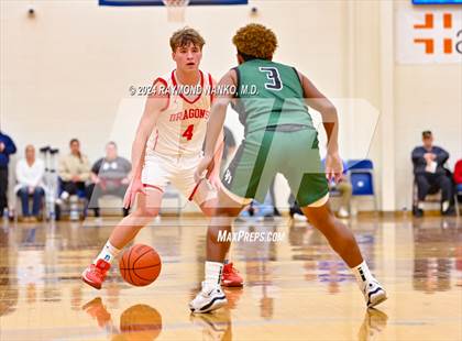 Thumbnail 1 in New Palestine vs. Pendleton Heights (IHSAA 4A Section 9 Semifinal) photogallery.