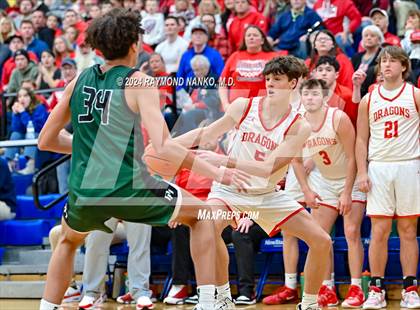 Thumbnail 2 in New Palestine vs. Pendleton Heights (IHSAA 4A Section 9 Semifinal) photogallery.