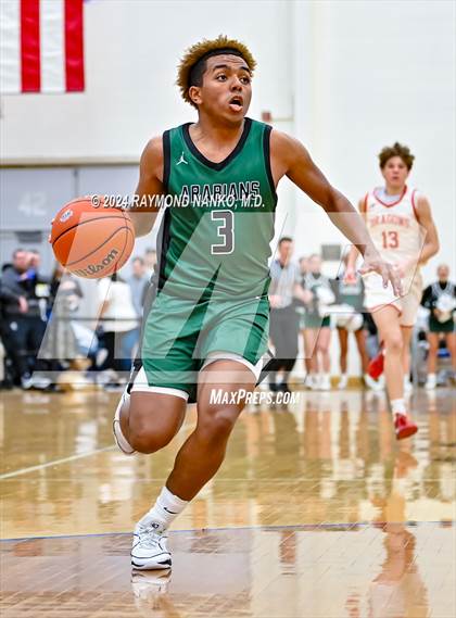 Thumbnail 1 in New Palestine vs. Pendleton Heights (IHSAA 4A Section 9 Semifinal) photogallery.