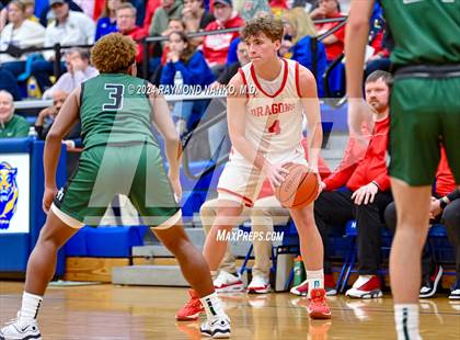 Thumbnail 3 in New Palestine vs. Pendleton Heights (IHSAA 4A Section 9 Semifinal) photogallery.