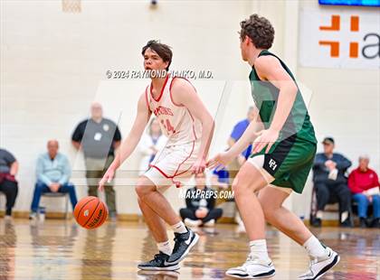 Thumbnail 3 in New Palestine vs. Pendleton Heights (IHSAA 4A Section 9 Semifinal) photogallery.