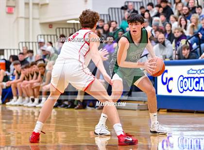 Thumbnail 3 in New Palestine vs. Pendleton Heights (IHSAA 4A Section 9 Semifinal) photogallery.