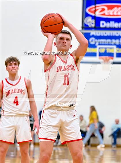 Thumbnail 1 in New Palestine vs. Pendleton Heights (IHSAA 4A Section 9 Semifinal) photogallery.