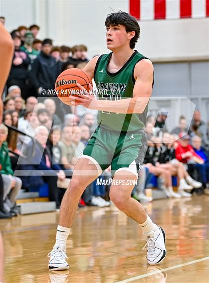 Thumbnail 2 in New Palestine vs. Pendleton Heights (IHSAA 4A Section 9 Semifinal) photogallery.