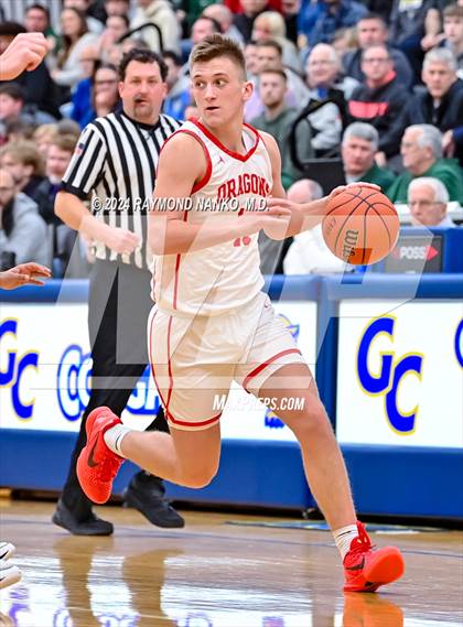 Thumbnail 3 in New Palestine vs. Pendleton Heights (IHSAA 4A Section 9 Semifinal) photogallery.