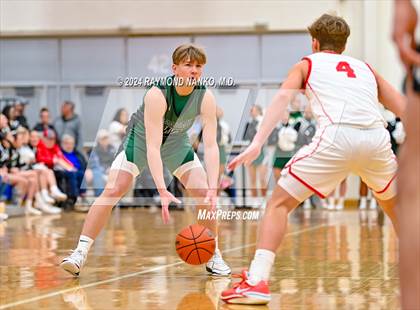 Thumbnail 2 in New Palestine vs. Pendleton Heights (IHSAA 4A Section 9 Semifinal) photogallery.