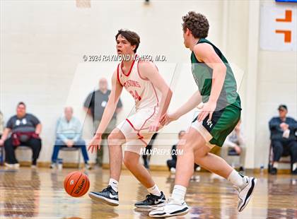Thumbnail 1 in New Palestine vs. Pendleton Heights (IHSAA 4A Section 9 Semifinal) photogallery.