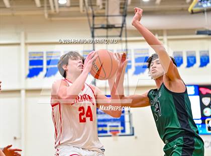 Thumbnail 3 in New Palestine vs. Pendleton Heights (IHSAA 4A Section 9 Semifinal) photogallery.