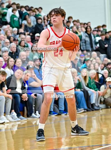 Thumbnail 2 in New Palestine vs. Pendleton Heights (IHSAA 4A Section 9 Semifinal) photogallery.