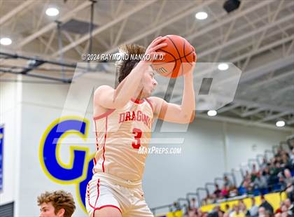 Thumbnail 3 in New Palestine vs. Pendleton Heights (IHSAA 4A Section 9 Semifinal) photogallery.
