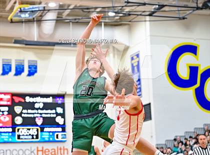Thumbnail 2 in New Palestine vs. Pendleton Heights (IHSAA 4A Section 9 Semifinal) photogallery.