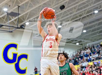 Thumbnail 3 in New Palestine vs. Pendleton Heights (IHSAA 4A Section 9 Semifinal) photogallery.