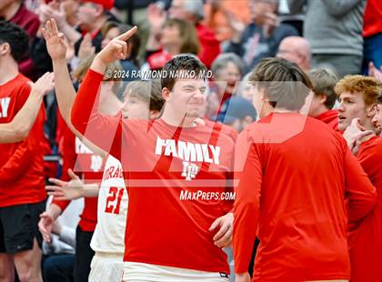 Thumbnail 1 in New Palestine vs. Pendleton Heights (IHSAA 4A Section 9 Semifinal) photogallery.