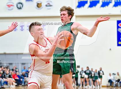 Thumbnail 3 in New Palestine vs. Pendleton Heights (IHSAA 4A Section 9 Semifinal) photogallery.