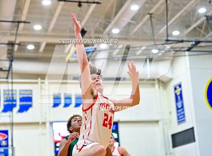 Thumbnail 1 in New Palestine vs. Pendleton Heights (IHSAA 4A Section 9 Semifinal) photogallery.