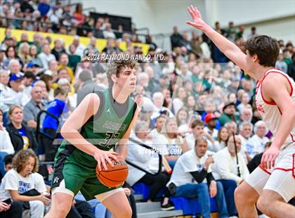 Thumbnail 3 in New Palestine vs. Pendleton Heights (IHSAA 4A Section 9 Semifinal) photogallery.