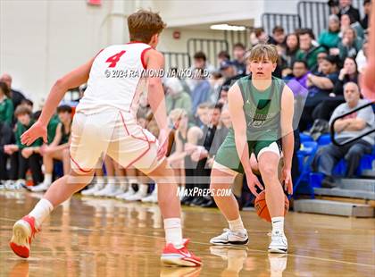 Thumbnail 1 in New Palestine vs. Pendleton Heights (IHSAA 4A Section 9 Semifinal) photogallery.