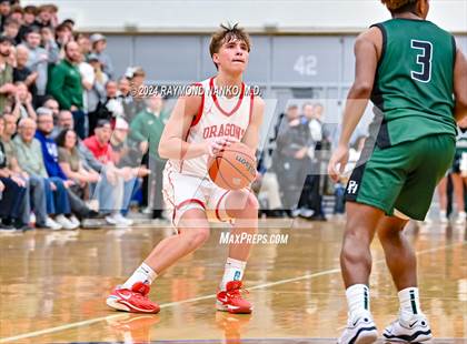 Thumbnail 1 in New Palestine vs. Pendleton Heights (IHSAA 4A Section 9 Semifinal) photogallery.