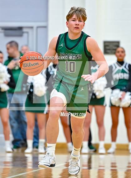 Thumbnail 2 in New Palestine vs. Pendleton Heights (IHSAA 4A Section 9 Semifinal) photogallery.