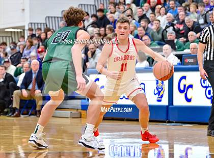 Thumbnail 1 in New Palestine vs. Pendleton Heights (IHSAA 4A Section 9 Semifinal) photogallery.