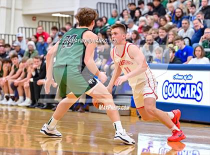 Thumbnail 2 in New Palestine vs. Pendleton Heights (IHSAA 4A Section 9 Semifinal) photogallery.