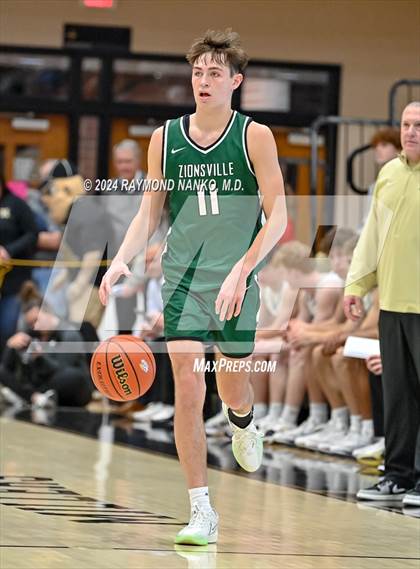 Thumbnail 3 in Zionsville vs. Noblesville (IHSAA 4A Section 8 Round 1) photogallery.