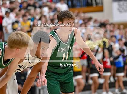 Thumbnail 3 in Zionsville vs. Noblesville (IHSAA 4A Section 8 Round 1) photogallery.