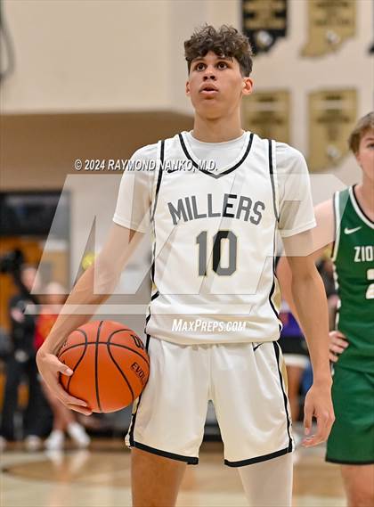 Thumbnail 3 in Zionsville vs. Noblesville (IHSAA 4A Section 8 Round 1) photogallery.