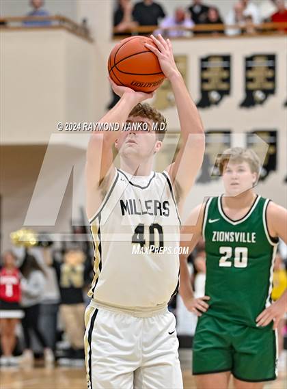 Thumbnail 3 in Zionsville vs. Noblesville (IHSAA 4A Section 8 Round 1) photogallery.