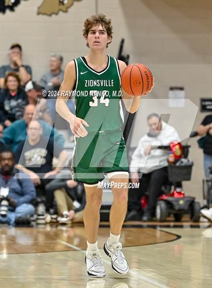 Thumbnail 3 in Zionsville vs. Noblesville (IHSAA 4A Section 8 Round 1) photogallery.
