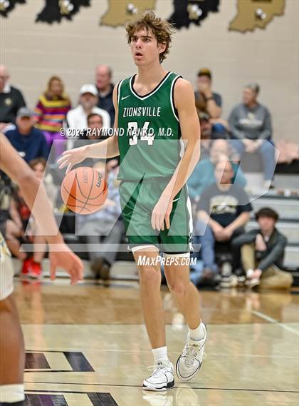 Thumbnail 2 in Zionsville vs. Noblesville (IHSAA 4A Section 8 Round 1) photogallery.