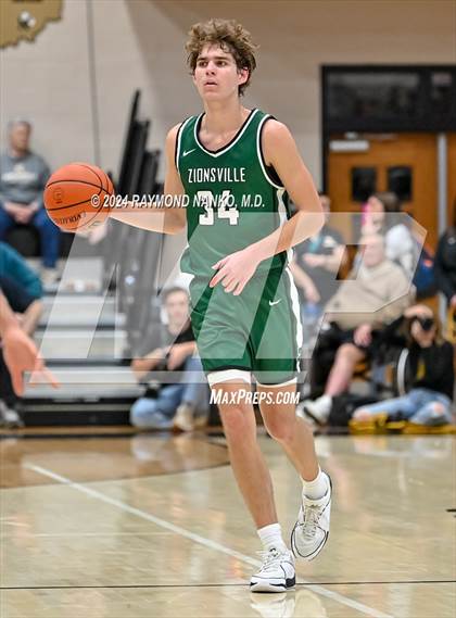 Thumbnail 2 in Zionsville vs. Noblesville (IHSAA 4A Section 8 Round 1) photogallery.