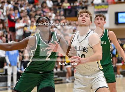 Thumbnail 3 in Zionsville vs. Noblesville (IHSAA 4A Section 8 Round 1) photogallery.