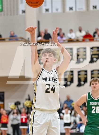 Thumbnail 3 in Zionsville vs. Noblesville (IHSAA 4A Section 8 Round 1) photogallery.