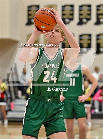 Thumbnail 3 in Zionsville vs. Noblesville (IHSAA 4A Section 8 Round 1) photogallery.