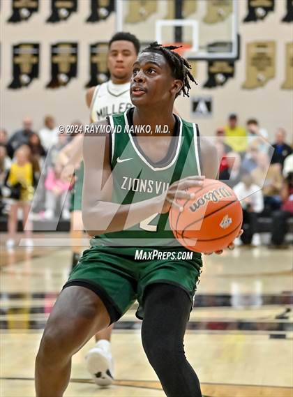 Thumbnail 3 in Zionsville vs. Noblesville (IHSAA 4A Section 8 Round 1) photogallery.