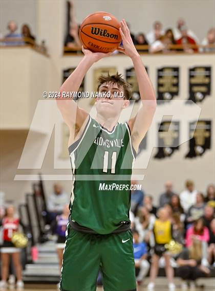 Thumbnail 3 in Zionsville vs. Noblesville (IHSAA 4A Section 8 Round 1) photogallery.