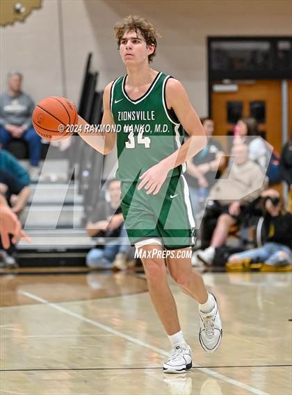 Thumbnail 3 in Zionsville vs. Noblesville (IHSAA 4A Section 8 Round 1) photogallery.