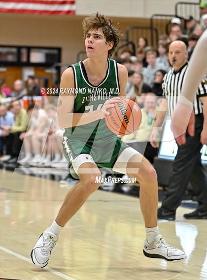 Thumbnail 2 in Zionsville vs. Noblesville (IHSAA 4A Section 8 Round 1) photogallery.