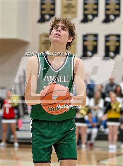 Thumbnail 2 in Zionsville vs. Noblesville (IHSAA 4A Section 8 Round 1) photogallery.