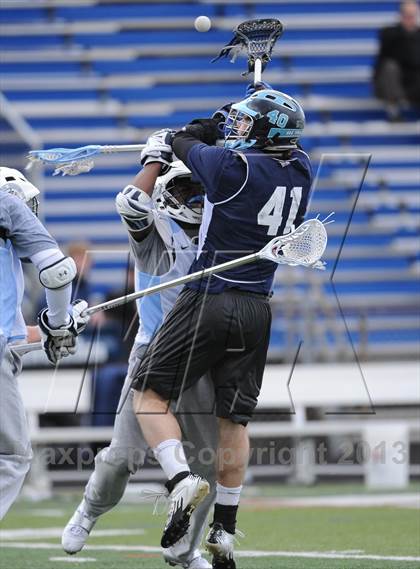 Thumbnail 3 in St. Augustine Prep vs.  Shawnee photogallery.
