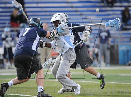 Thumbnail 2 in St. Augustine Prep vs.  Shawnee photogallery.