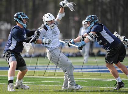 Thumbnail 2 in St. Augustine Prep vs.  Shawnee photogallery.