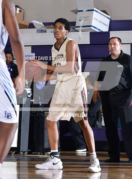 Thumbnail 2 in Salesian College Preparatory vs. Burbank (St. Hope Elite Classic) photogallery.
