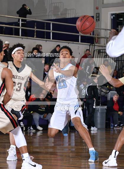 Thumbnail 3 in Salesian College Preparatory vs. Burbank (St. Hope Elite Classic) photogallery.
