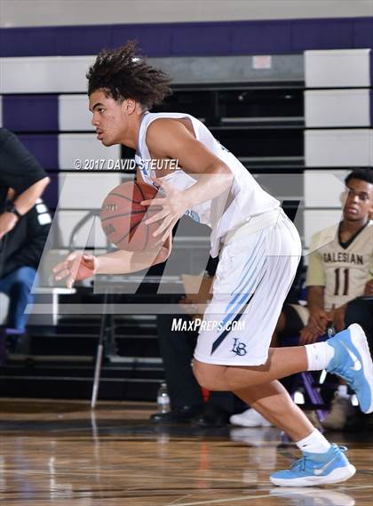 Thumbnail 2 in Salesian College Preparatory vs. Burbank (St. Hope Elite Classic) photogallery.