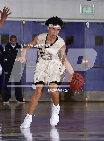 Thumbnail 1 in Salesian College Preparatory vs. Burbank (St. Hope Elite Classic) photogallery.