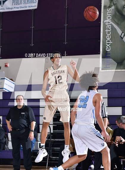 Thumbnail 3 in Salesian College Preparatory vs. Burbank (St. Hope Elite Classic) photogallery.